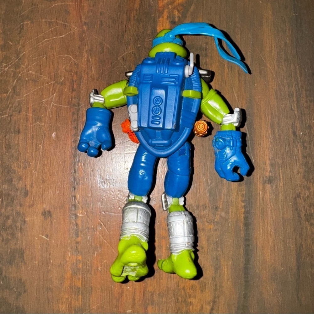 Teenage Mutant Ninja Turtles Sub-Sewer LEO 6" Figure 2008 TMNT EUC - Picture 2 of 9